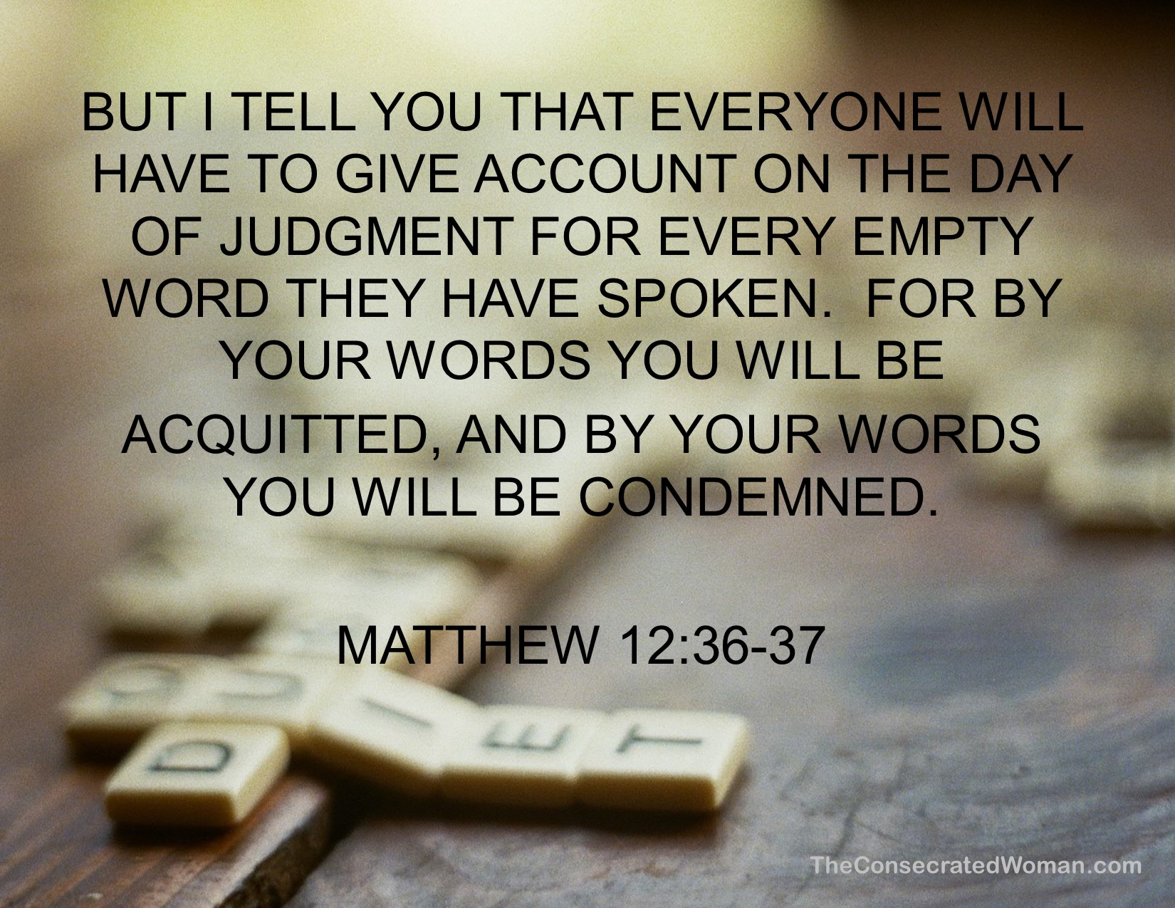 Matthew 12 36-37
