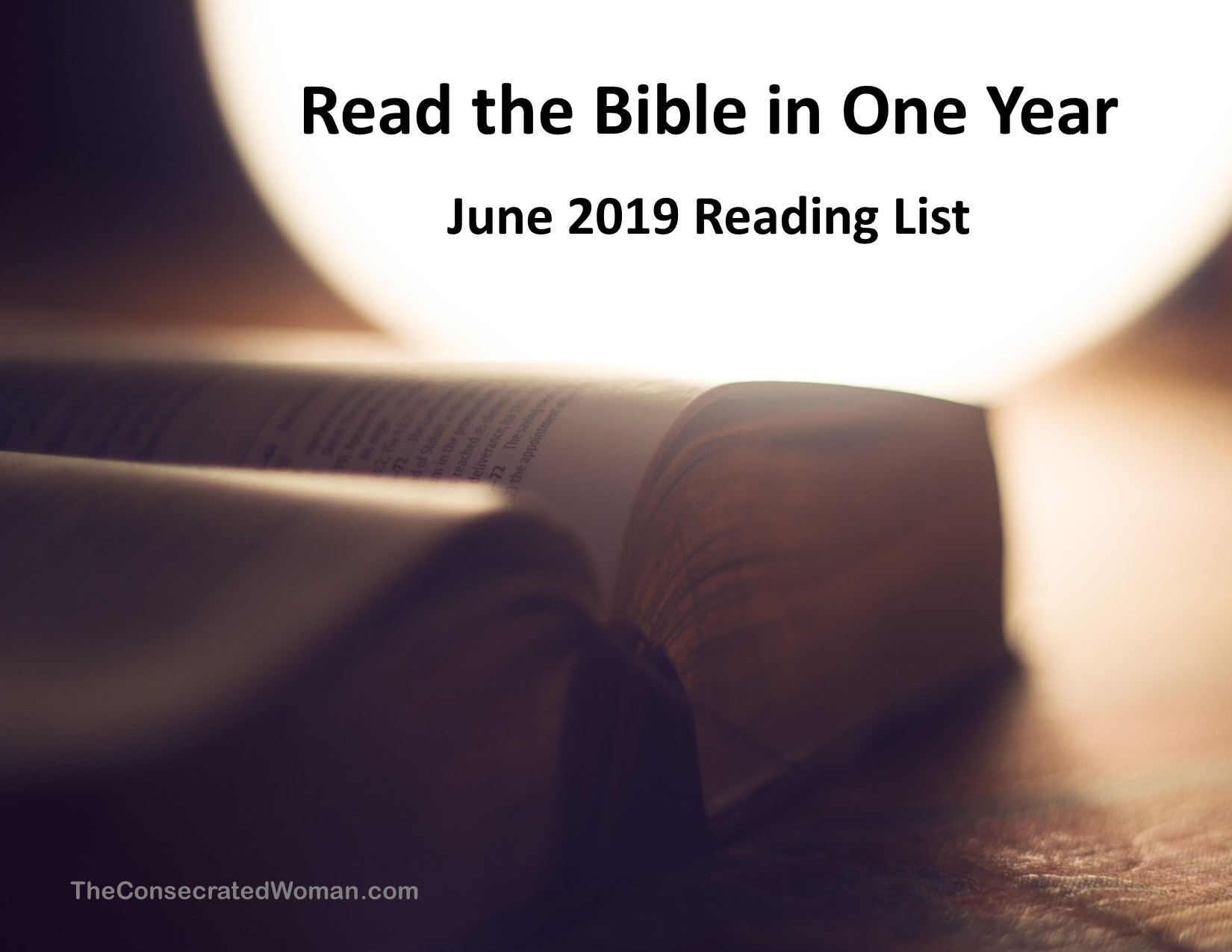 6 June Read the Bible in One Year Image