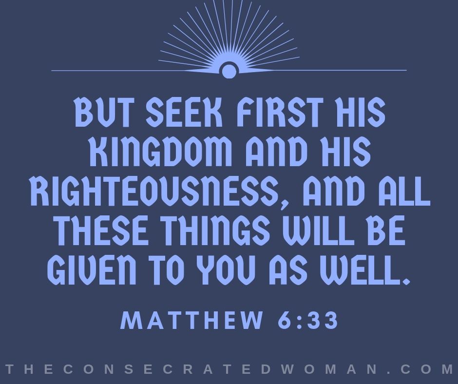 Matthew 6 33